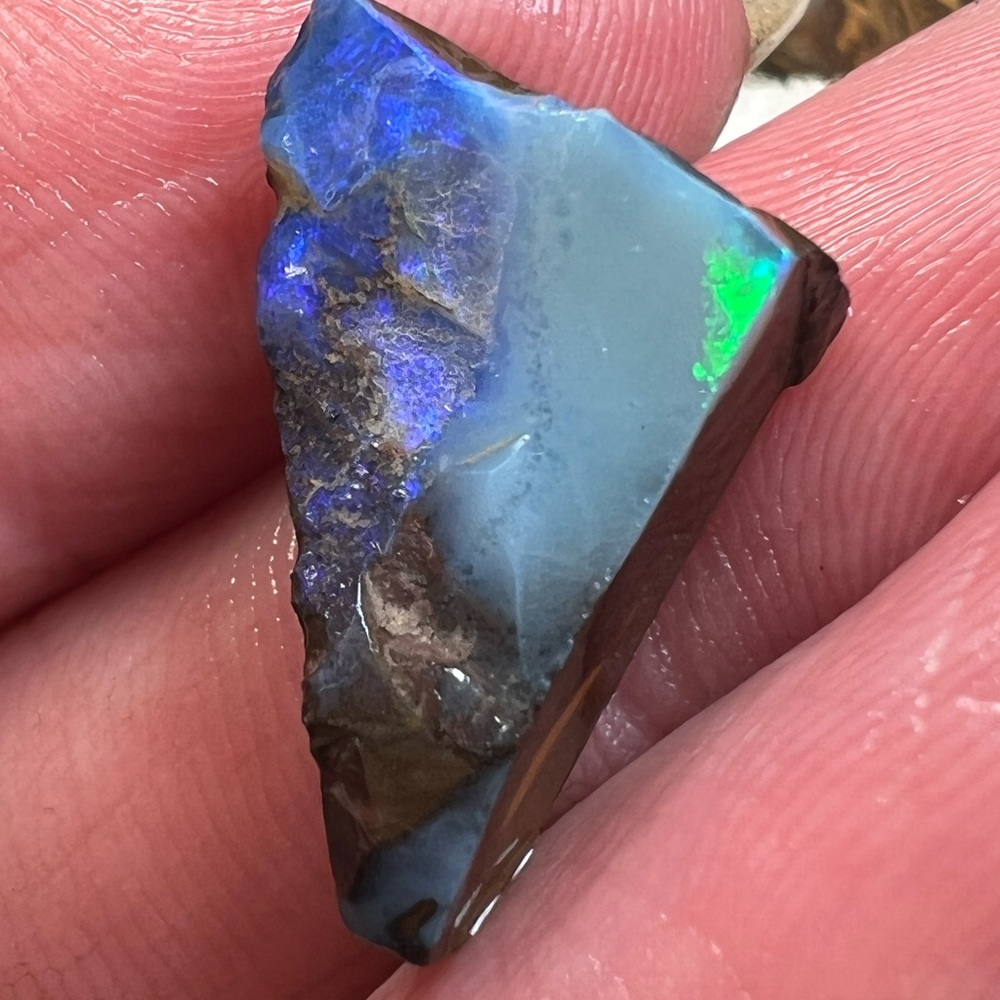 Rough Australian boulder opal
